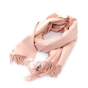 エルメス HERMES ストール マフラー 大判 カシミヤ ロゴ刺繍 フリンジ  