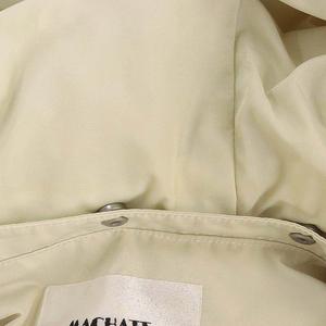 マチャット MACHATT ダウンベスト フード ジップアップ F オフホワイト  