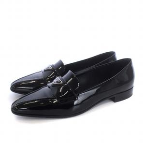 プラダ PRADA トライアングルロゴ ローファー チャンキーヒール 