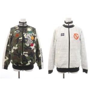 PEARLY GATES 中綿入り4WAY オレンジ&カーキジャケット サイズ2 PEARLY GATES 中綿入り4WAY オレンジ&カーキジャケット サイズ2 【公式