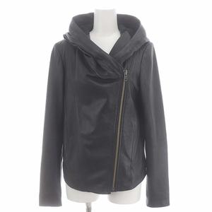 ヘルムートラング HELMUT LANG レザー パーカー ジャケット ジップ 
