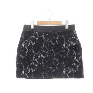 ルイヴィトン LOUIS VUITTON フラワーミニスカート タイト 切替