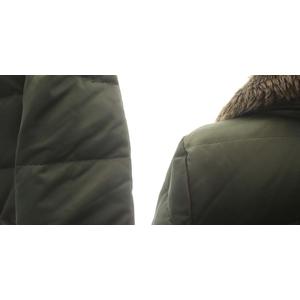 バーバリーブルーレーベル BURBERRY BLUE LABEL フェイクファー ダウン 