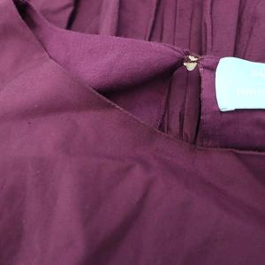 極美品 マーレット トゥモローランド ティアードワンピース パープル Aライン 極美品 マーレット トゥモローランド ティアードワンピース