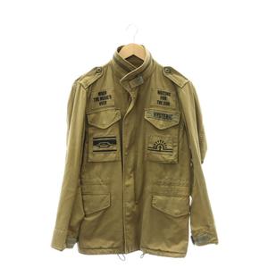 ヒステリックグラマー ミリタリーショートジャケット カーキ サイズF*BD949 ヒステリックグラマー ミリタリーショートジャケット カーキ