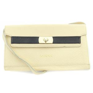 イアンヌ IANNE ティアラ ショルダーバッグ ウォレットバッグ レザー 