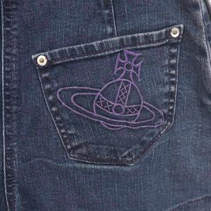 ヴィヴィアンウエストウッド Vivienne Westwood オーブ刺繍 デニム  