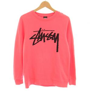 Stussy Stüssy ピンク クルーネック トレーナー ピンク クルーネック 