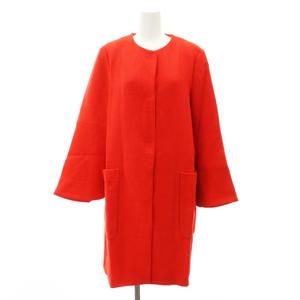 ザラ ベーシック ZARA BASIC ノーカラーコート ベルスリーブ ロング S  