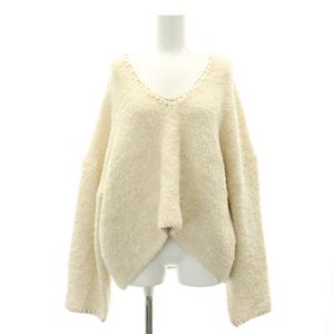 ソブ sov. ダブスタ 23AW Vネックブークレーニットトップス セーター 