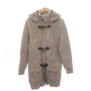 Bark ニットダッフルコート Bark キャメル ニット ダッフルコート Bark