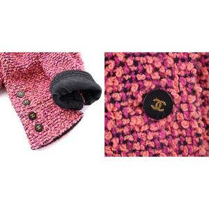 シャネル CHANEL 94A ヴィンテージ ツイード スーツ セットアップ 上下  