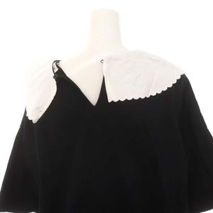 ミュウミュウ miumiu Tシャツ カットソー 半袖 襟付き リボン