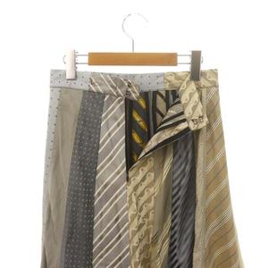 フミカ ウチダ FUMIKA_UCHIDA ヴィンテージネクタイ スカート ロング丈  