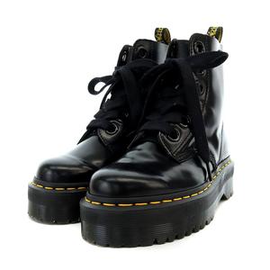 ドクターマーチン DR.MARTENS MOLLY 6ホール ショートブーツ レザー 