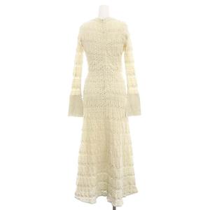 美品❤️23ssフレイアイディー バルファスレースワンピース ロング　長袖　S FRAY I.D / フレイアイディー バルファスレースワンピース 23