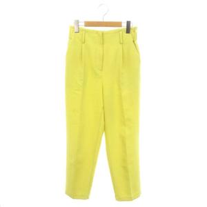 マチャット MACHATT タックテーパードパンツ スラックス 黄 イエロー  