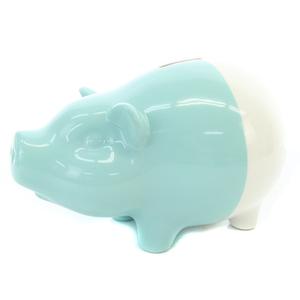 TIFFANY 貯金箱 豚 ピギーバンク ティファニーブルー ホワイト