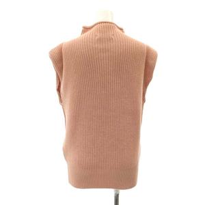 未使用品 ルネ Rene フラワーチュール ニットベスト プルオーバー 36  