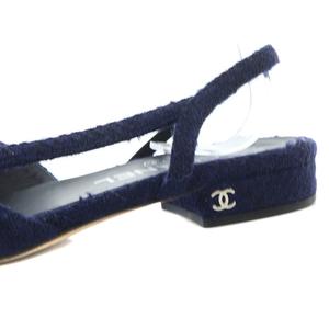 シャネル CHANEL スリングバックシューズ パンプス ラウンドトゥ