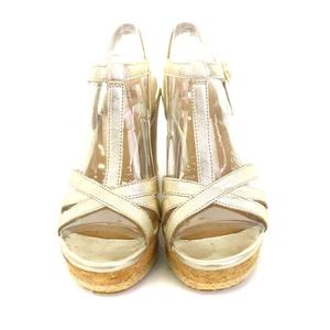 アグ UGG Melissa Metallic サンダル ストラップ ウェッジソール USA5 22cm ゴールド色 1102786 /AT ■OS レディース