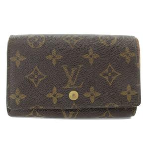 ルイヴィトン LOUIS VUITTON モノグラム ポルト モネビエトレゾー 財布 二つ折り 茶色 ブラウン M61730 /SR9 ■OH レディース