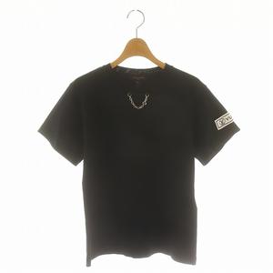 ルイヴィトン LOUIS VUITTON 24SS チェーンネック Tシャツ カットソー 半袖 ロゴ XS 黒 ブラック /AQ ■OS ■SH メンズ レディース