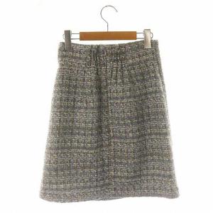 ジャスグリッティー JUSGLITTY パール付きツイードミニスカート