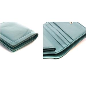 送料込み！ 未使用品 Salvatore Ferragamo 財布 水色 170 サルヴァトーレフェラガモ Salvatore Ferragamo ヴィヴァ ボウ