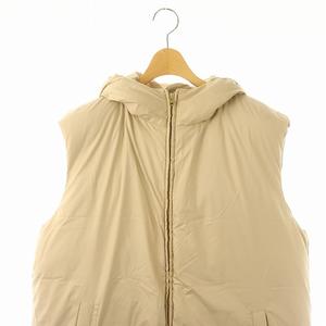 タグ付 Deuxieme Classe 中綿ロングベスト ベージュ Deuxieme Classe