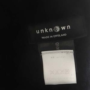アンノウン UNKNOWN ムートン ダッフルコート アウター 羊革 ブラック /DF ■OS レディース