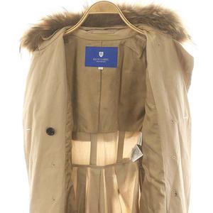 ブルーレーベルクレストブリッジ BLUE LABEL CRESTBRIDGE トレンチコート ベルト付き 38 ベージュ /HK ■OS レディース