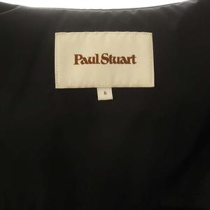 ポールスチュアート PAUL STUART トレンチコート ロング 6 ブラック /SY ■OS レディース