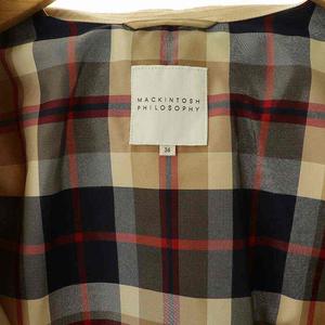 マッキントッシュフィロソフィー MACKINTOSH PHILOSOPHY ショートトレンチコート 36 ベージュ /HK ■OS レディース