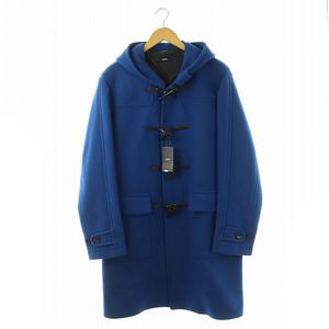 未使用品 シップス SHIPS ダッフルコート ロング ウール L 青 /MI ■OS メンズ