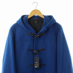 未使用品 シップス SHIPS ダッフルコート ロング ウール L 青 /MI ■OS メンズ