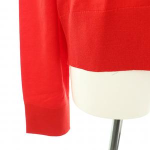 未使用品 バーバリー BURBERRY 8082746 ラムウールニット セーター 長袖 薄手 S レッド /ES ■OS ■SH レディース