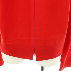 未使用品 バーバリー BURBERRY 8082746 ラムウールニット セーター 長袖 薄手 S レッド /ES ■OS ■SH レディース