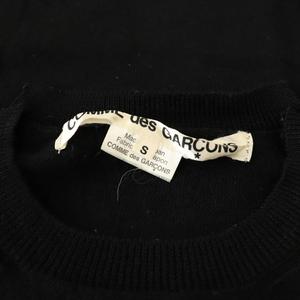 コムデギャルソン COMME des GARCONS ウール ニット カットソー プルオーバー S 黒 GR-N019  AD2016 /CX ■OS レディース コムデギャルソン COMME des GARCONS ウール ニット カットソー