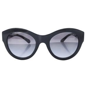シャネル CHANEL ウェリントン サングラス グラデーション 52□21 140 黒 ブラック 5371-A /SR9 ■OH レディース