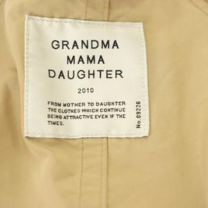 グランマママドーター GRANDMA MAMA DAUGHTER ナイロン トレンチコート ロング 1 ベージュ /HK ■OS レディース
