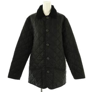 マッキントッシュ MACKINTOSH キルティングコート ステンカラー コーデュロイ S 黒 /MI ■OS レディース