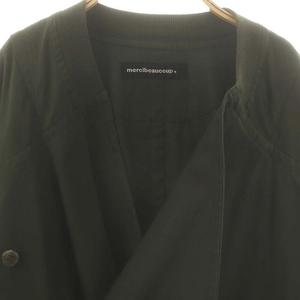 メルシーボークー mercibeaucoup わさっトレンチ コート スプリングコート 0 カーキ /DF ■OS レディース