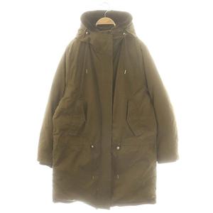 アクネ ストゥディオズ Acne Studios NEW POWDER PAW14 ダウン ロングコート フード フェイクファー 36 オリーブ /MI ■OS ■SH レディース