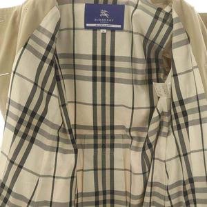 バーバリーブルーレーベル BURBERRY BLUE LABEL トレンチコート スプリングコート ロング ダブル 38 ベージュ /DO ■OS レディース