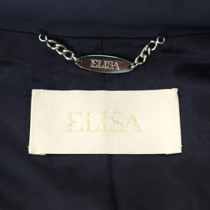 エリザ ELISA トレンチコート スプリングコート ベルト付き 3 紺 /CX ■OS レディース