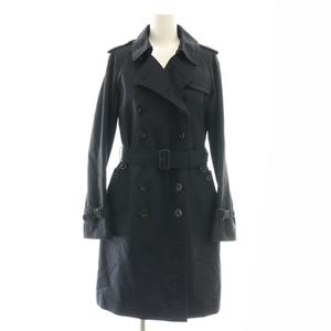 アクアスキュータム AQUASCUTUM ベーシックトレンチコート アウター ライナー付き 6 紺 /CX ■OS ■SH レディース