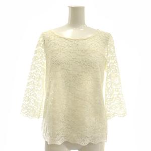 レッセパッセ LAISSE PASSE レースプルオーバーブラウス 38 オフホワイト /DO ■OS ■SH レディース