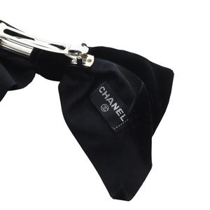 シャネル CHANEL ビッグベロアリボンバレッタ 黒 ブラック /SR29 ■OH レディース
