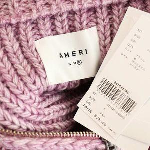 未使用品 アメリヴィンテージ Ameri VINTAGE COMPACT KNIT VEST ニットベスト ウール混 F ピンク /MI ■OS レディース アメリヴィンテージ Ameri VINTAGE COMPACT KNIT VEST ニット